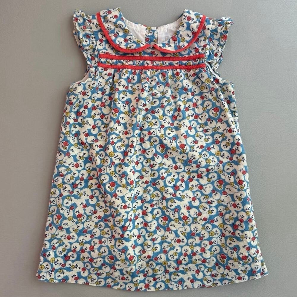Sweet Baby Boden Floral Peter Pan Collar Dress 6-12 months